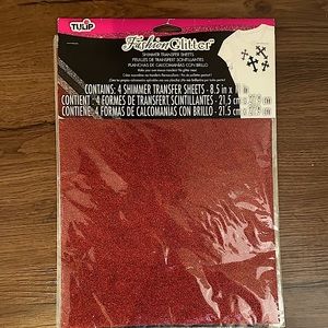 NEW! Tulip Glitter Iron-on Transfer Sheets in Twilight